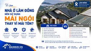 Vì Sao Nhà Ở Lâm Đồng Nên Sử Dụng Mái Ngói Thay Vì Mái Tôn